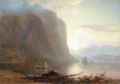 Lucius O'Brien: Alvorada sobre o Saguenay, cabo Trinité, 1880