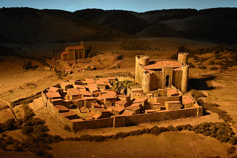 File:Château de Villerouge-Termenès - Maquette 01.jpg