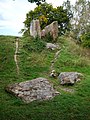 The chamber of the early neolithic Coldrum Long Barrow. [27]