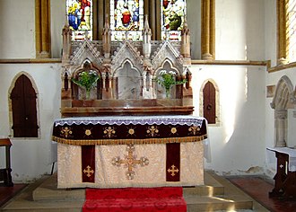 The chancel Chancel, All Hallows Church, Seaton - geograph.org.uk - 870973.jpg