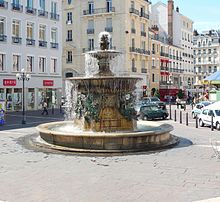 Zdjęcie wieży ciśnień w Valletcie, Place Grenette.