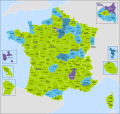 Vignette pour Liste des départements français dont le chef-lieu n'est pas la ville la plus peuplée