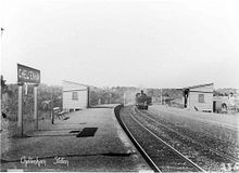 The station c.1900 Cheltenham railway station circa 1900.jpg