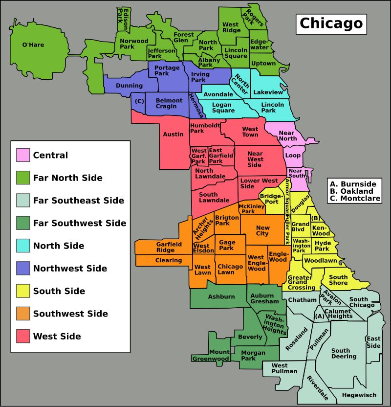 list of communities in chicago