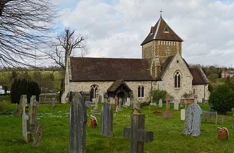 St Laurence's Church in Seale, Surrey.