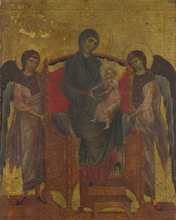 <i>Virgin and Child with Two Angels</i> (Cimabue)