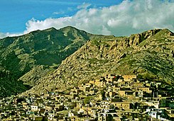 Vista de la ciudad de Aqrah