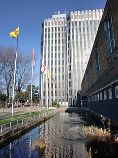Enfield Civic Centre Municipal building in London, England
