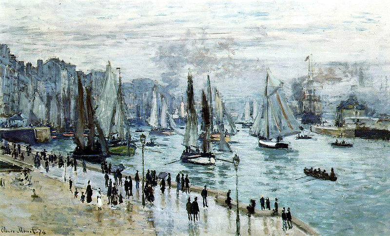 File:Claude Monet, Fishing Boats Leaving the Harbor, Le Havre.jpg