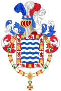 Coat of Arms of Getúlio Vargas (Order of Isabella the Catholic).svg
