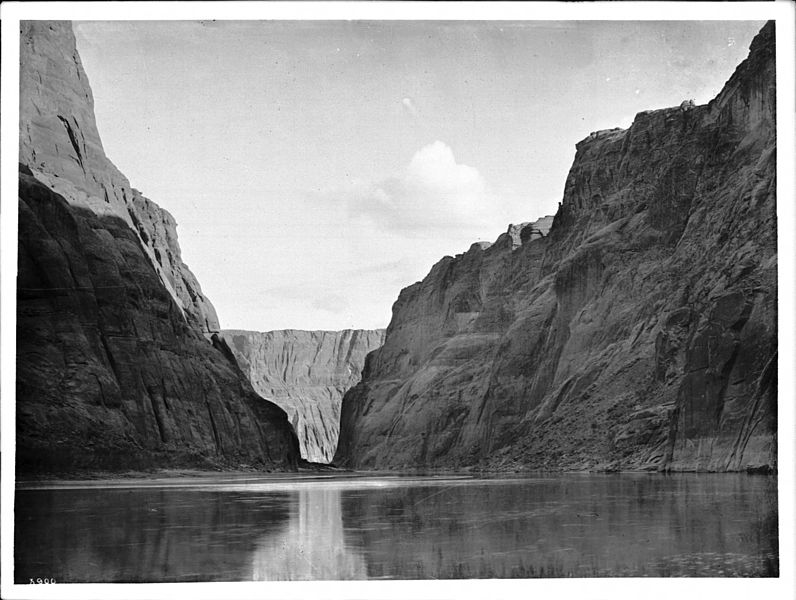 File:Colorado River in Glen Canyon near Lee's Ferry at the eastern end of the Grand Canyon, ca.1896 (CHS-3900).jpg