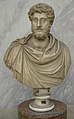 Retrato de Commodus, que sucedeu seu pai Marco em 180 e reinou até o Ano Novo de 192 (agora preservado no Museu Chiaramonti).