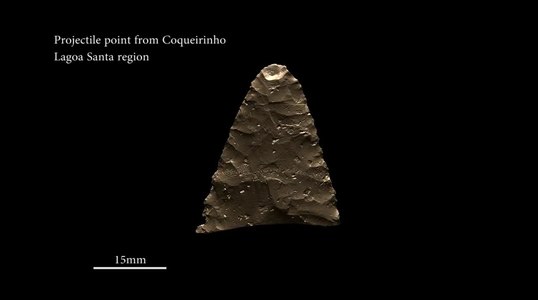 Datei: Coqueirinho - Artefato Ponta projectil Video 1.webm