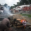 Cremation in the Pashupati temple