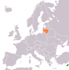 Location map for Cyprus and Lithuania.