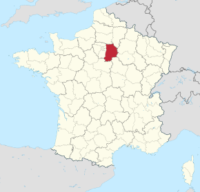 Kart over Seine-et-Marne