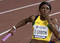 Die sechstplatzierte Jonielle Smith