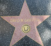 Griffith's Star on the Hollywood Walk of Fame DW Griffith star HWF.JPG