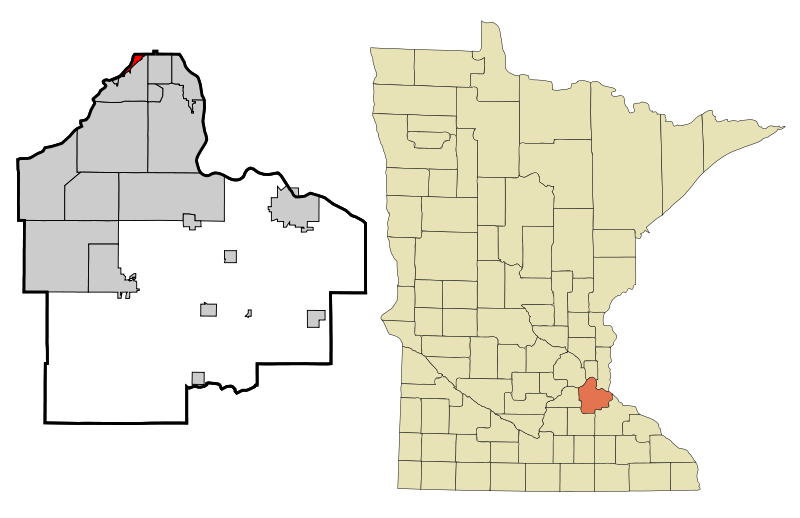 File:Dakota County Minnesota Incorporated and Unincorporated areas Lilydale Highlighted.svg