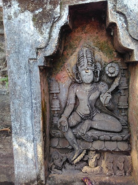 A Sculpture of Prajapati at Daksha Prajapati Temple, Banapur, Odisha