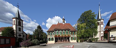 Dalhunden 01a St Laurentius Mairie Protestantische Kirche gje