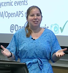 Dana Lewis at linux.conf.au in 2019 Dana Lewis at linux.conf.au.jpg