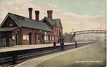 Postcard of Daybrook railway station, 1908