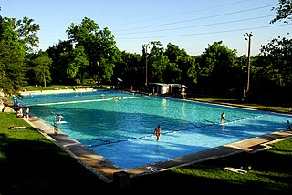 Deep Eddy Pool Historic public pool in Austin, Texas