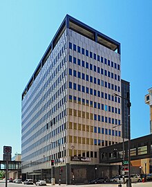 The former national headquarters of the Degree of Honor Protective Association, built in Saint Paul, Minnesota in 1961 Degree of Honor Protective Association Building.jpg