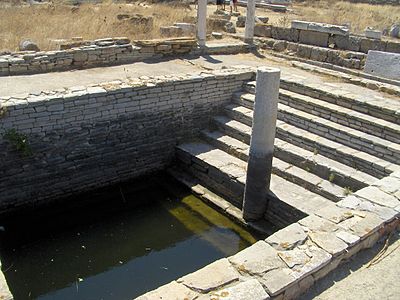 Fontaine minoenne de Délos.