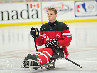 Derek Whitson Canadian ice sledge hockey player