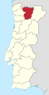 Distrikt Vila Real în Portugal.svg