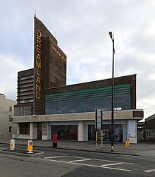 The Dreamland Margate Cinema signage was changed to "Empire Cinema" during production of the film. Dreamland Cinema, margate.jpg