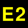 E2 black yellow.svg