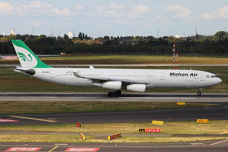File:EP-MMD Airbus A340-300 Mahan Air DUS 2018-09-01 (4a) (44604688562).jpg