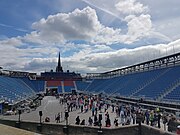 Stands set up for the 2016 Royal Edinburgh Military Tattoo