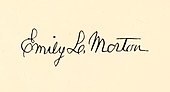 signature de Les Mille Pages/Emily L. Morton