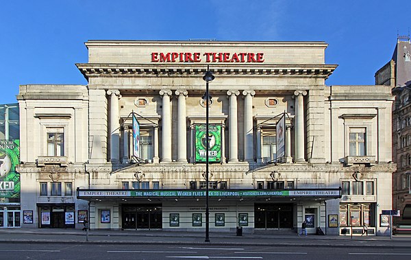 The Liverpool Empire — the venue for the Beatles' final concert in their hometown