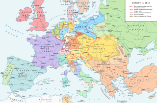 Congress of Vienna 1814-15 redrawing of the European political order following the defeat of Napoleonic France