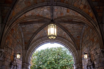 The archway to the Law Quadrangle