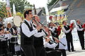 Français : La Kevrenn Alre d'Auray lors de l'épreuve d'été du championnat national de bagadoù de 1ère division, organisé dans le cadre du Festival interceltique de Lorient, France.