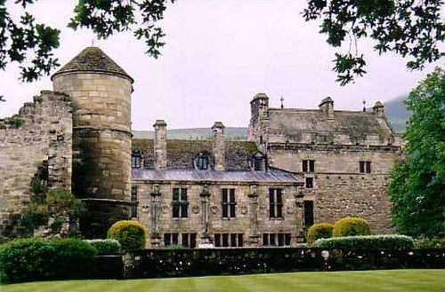 Falkland Palace, where Robert Stewart's nephew, the Duke of Rothesay, died in mysterious circumstances.