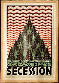 Secession poster for the 26th exhibit, by Ferdinand Andri (1906)