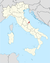 Položaj Provincije Fermo u Italiji