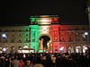 Florence, serata tricolore, piazza della repubblica 02.JPG