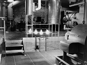 The first production of usable nuclear electricity occurred on December 20, 1951, when four light bulbs were lit with electricity generated from the EBR-1 reactor.