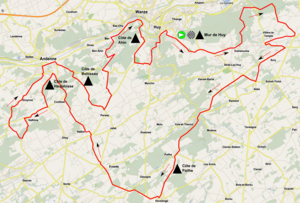 Fleche wallonne feminine 2006 circuits.png