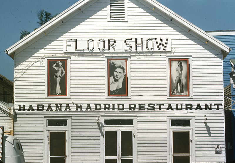 File:Floor Show - Habana Madrid Restaurant - Key West Florida 1952.jpg