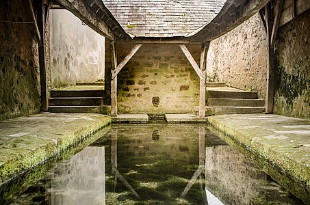 Saint-Aldric fountain in Sarthe, by Emmanuel Verhaque