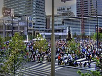 Macy's Jazz Festival, held in Fountain Square